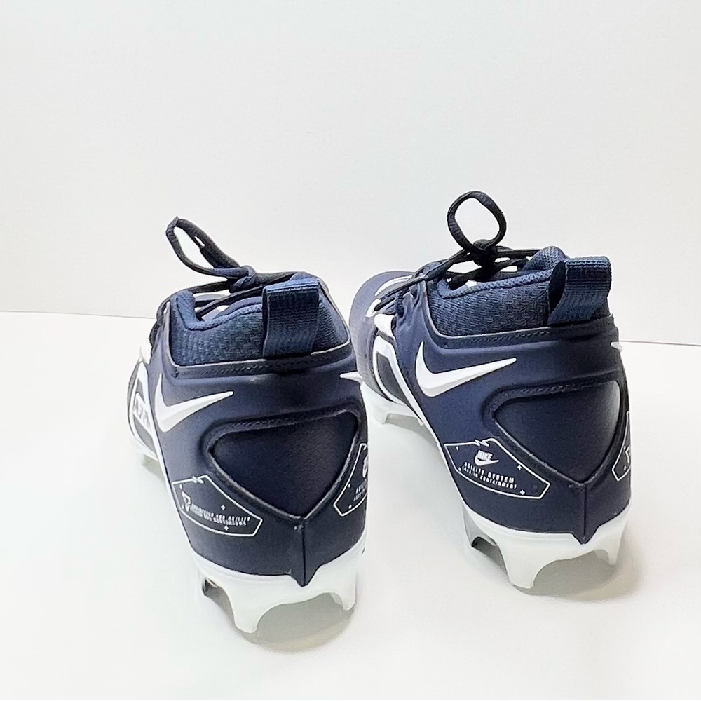 NEW Nike Men’s Alpha Menace Pro 3 Football Cleats Navy Size 10.5 - Picture 8 of 10